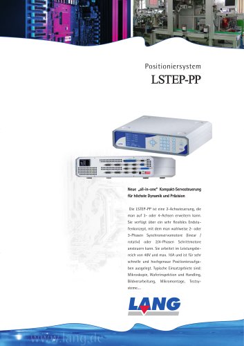 Positioniersystem LSTEP-PP