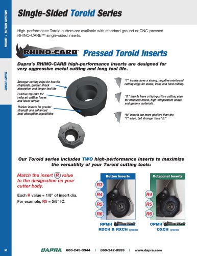 Single-Sided Toroid Series