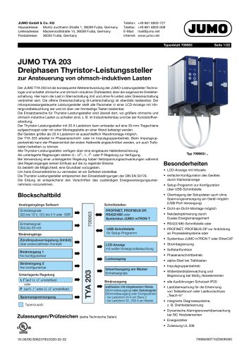 JUMO TYA 203