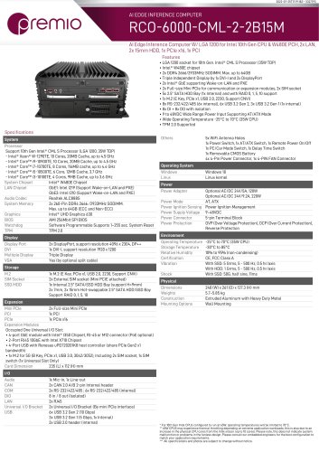 RCO-6000-CML-2-2B15M