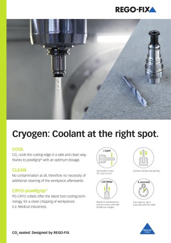 Cryogen: Coolant at the right spot.