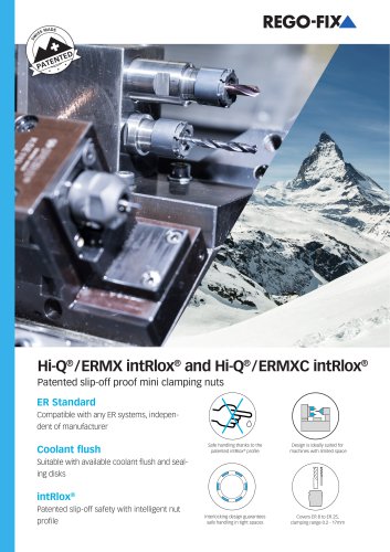 Hi-Q®/ERMX intRlox® and Hi-Q®/ERMXC intRlox®