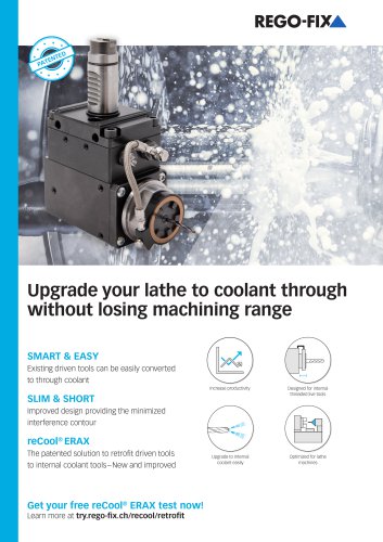 Upgrade your lathe to coolant through without losing machining range