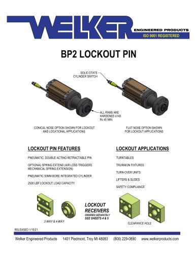 BP2 LOCKOUT PIN