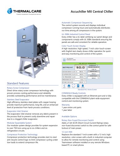 Accuchiller MX Central Chiller