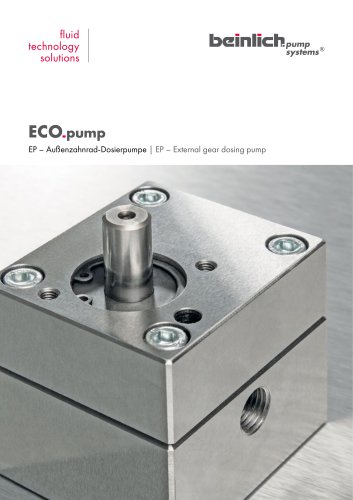 ECO.pump Au&szlig;enzahnradpumpe