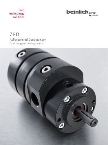 ZPD Au&szlig;enzahnrad-Dosierpumpen