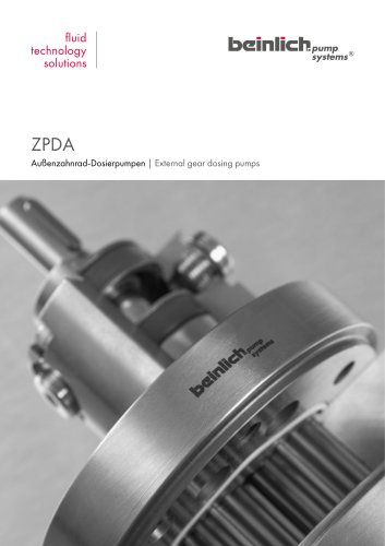 ZPDA Au&szlig;enzahnrad-Dosierpumpen