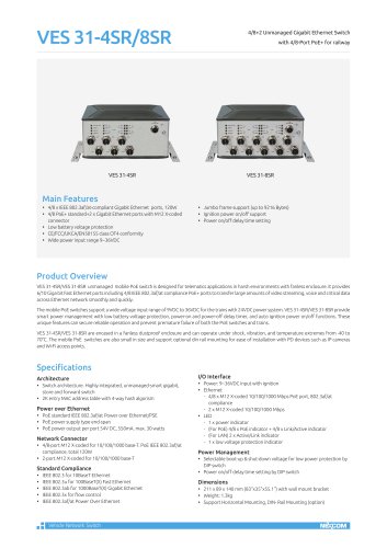 VES31-4SR/-8SR Datasheet