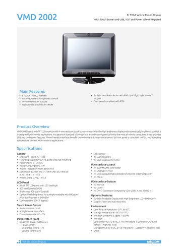 VMD 2002 Datasheet