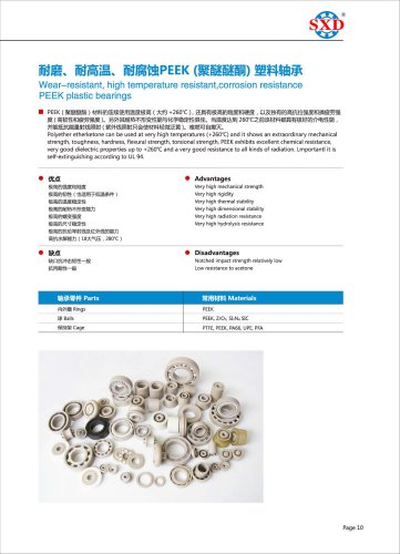PEEK Plastic Bearing