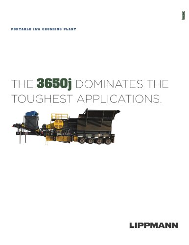 THE 3650j DOMINATES THE TOUGHEST APPLICATIONS.