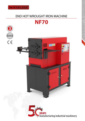 End Hot Wrought Iron Machine NF70