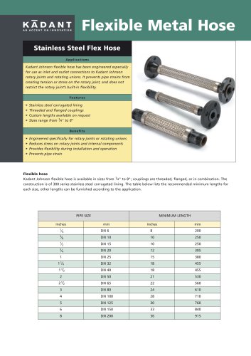 Flexible Metal Hose