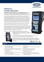 SDHmini-Ex Portable Hygrometer Specification Sheet