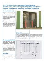 Falttor - problemlos durch Scharniersystem - 2