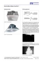 Drall-Luftdurchlässe Typ DLA - 5
