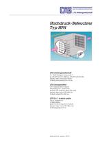 Hochdruckbefeuchter Typ HPH - 1