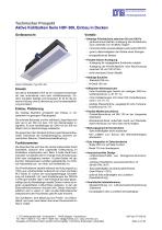 Induktionsgeräte für Deckeneinbau HDF - 4