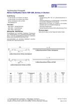 Induktionsgeräte für Deckeneinbau HDF - 5