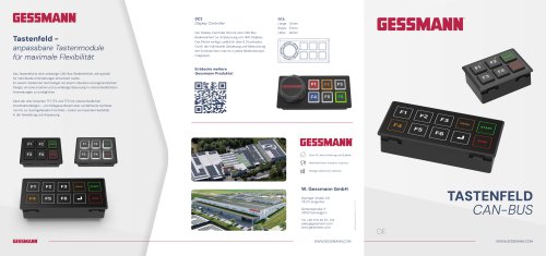Flyer Tastenfeld