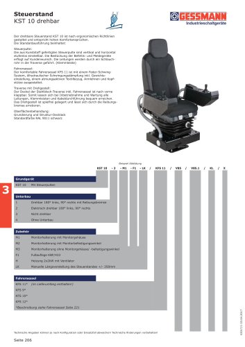 KST 10 swiveling