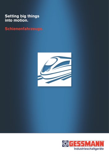 Produktfolder Schienenfahrzeuge