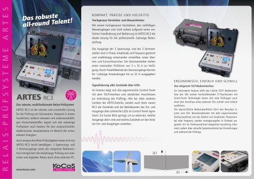 ARTES RC3 Informationsblatt 