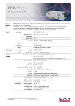   EPOS CV 201 Spezifikationen-1