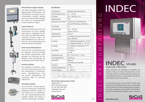 INDEC VD 400