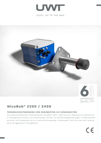 Trennschicht Messung in Feststoffen NivoBob® 3300/3400