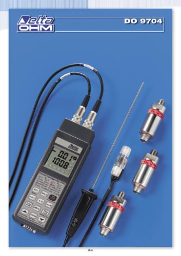 DRUCK- UND TEMPERATURMESSER - DATA LOGGER DO9704