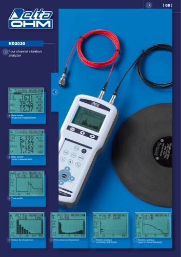 Vibration analyzer HD 2030 