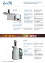 Shimadzu GC/GCMS Überblick - 2