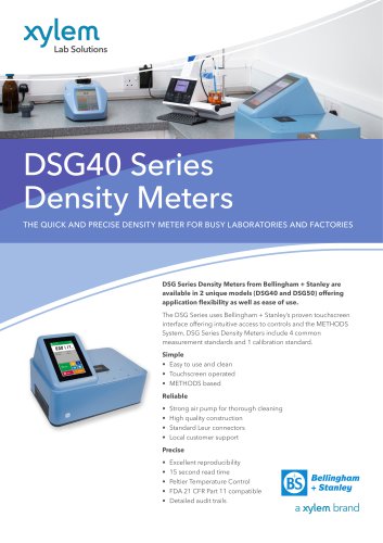 DSG40 Series Density Meters