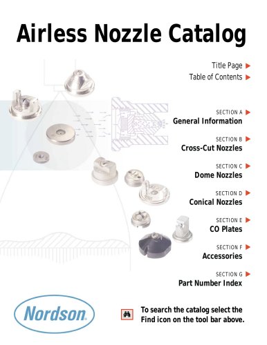 Airless Nozzle Catalog