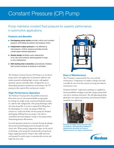 Constant Pressure (CP) Pump