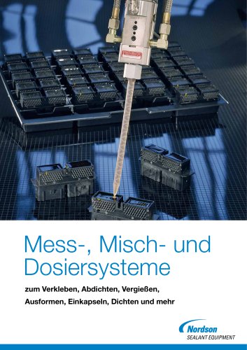 Mess- Misch- und Dosiersysteme Katalog DE