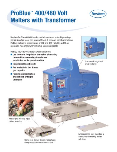 ProBlue ? 400/480 Volt Melters with Transformer