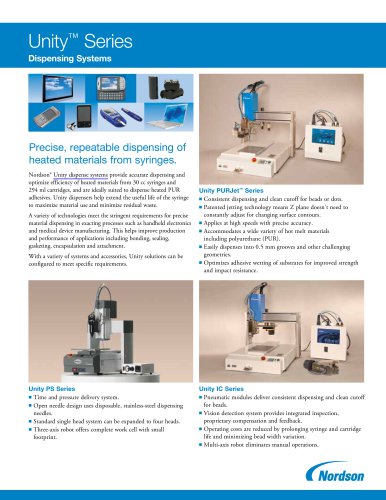 Unity ? Series Dispensing Systems