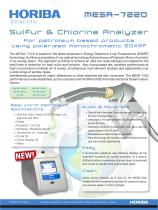 MESA 7220 - Sulfur and chlorine analyzer