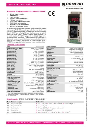 process controllers RT1900-R