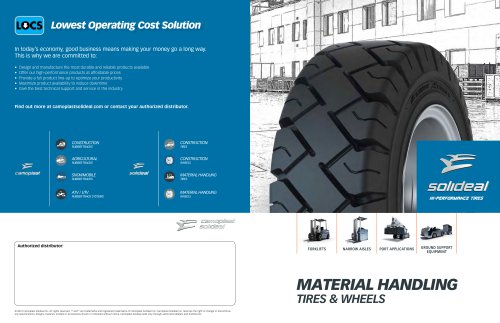 MATERIAL HANDLING TIRES & WHEELS