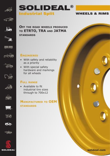 SOLIDEAL® Industrial Split WHEELS & RIMS