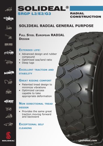 SOLIDEAL® SRGP L3/E3/G3 RADIAL CONSTRUCTION