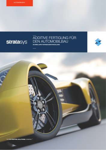 Solutions: Additive fertigung für den automobilbau