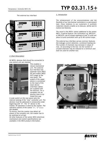 TEMPERATURE-CONTROLLER MCS15+