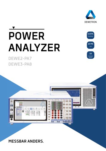 Power Analyzer Broschüre