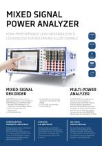 Power Analyzer Broschüre - 2