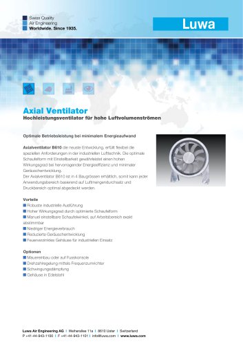 Axial Ventilator